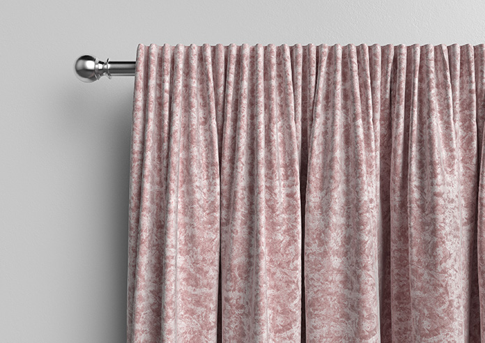 Cyrus Crushed Velvet, Rose - Made to Measure Curtains - Image 10